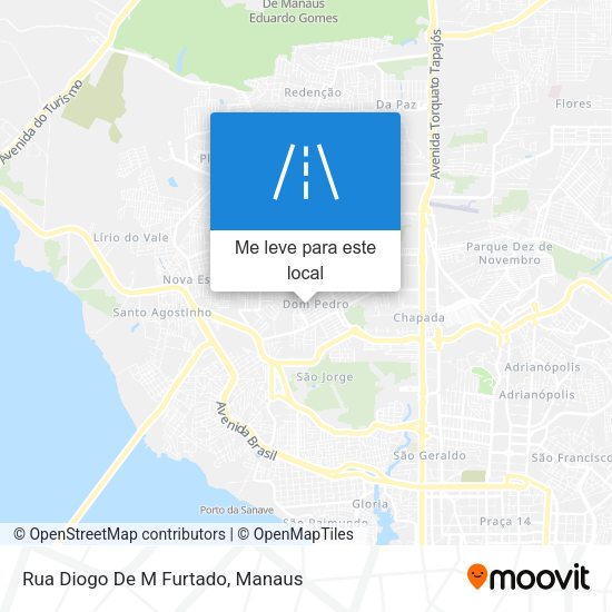 Rua Diogo De M Furtado mapa