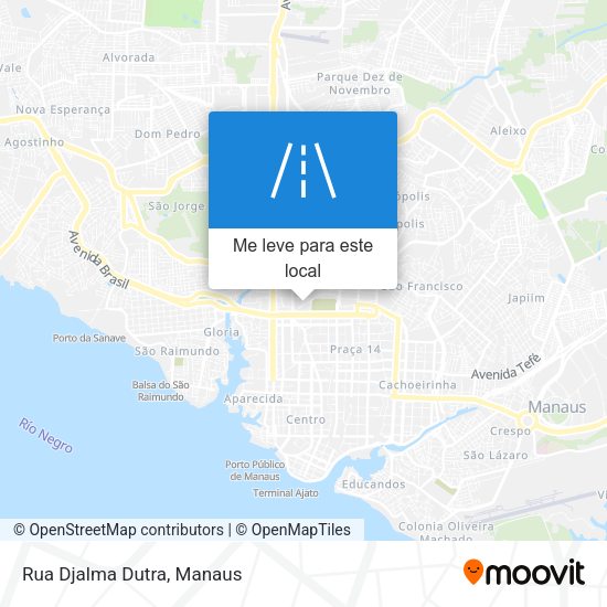 Rua Djalma Dutra mapa