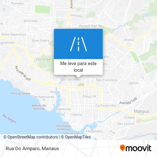 Rua Do Amparo mapa