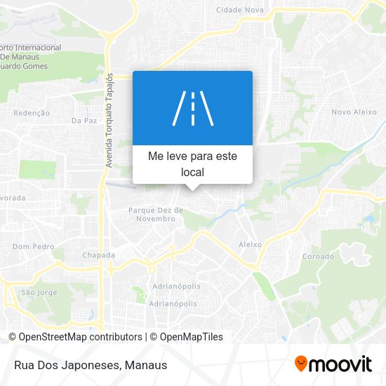 Rua Dos Japoneses mapa