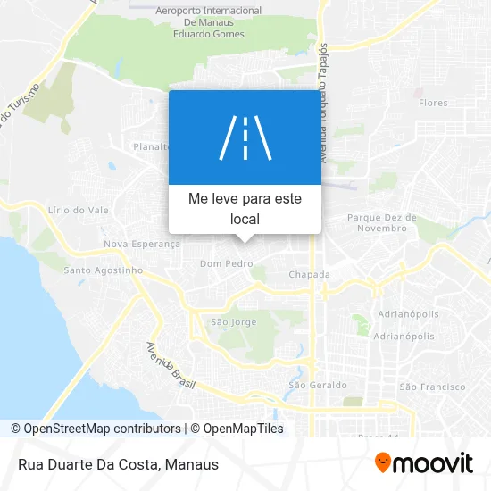 Rua Duarte Da Costa mapa