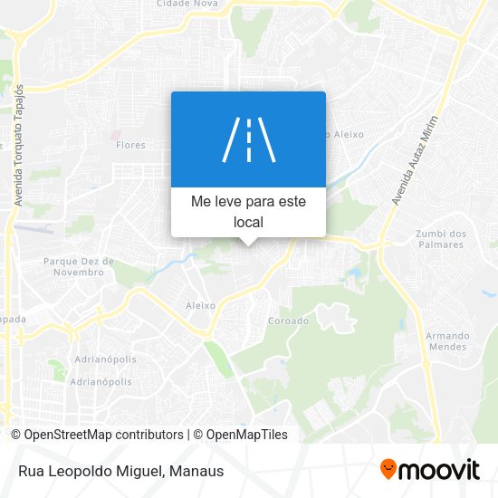 Rua Leopoldo Miguel mapa