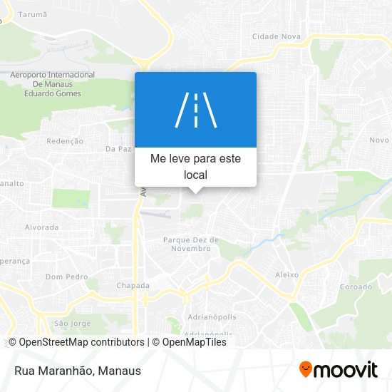 Rua Maranhão mapa