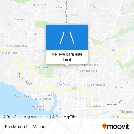 Rua Maromba mapa