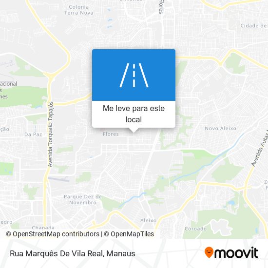 Rua Marquês De Vila Real mapa