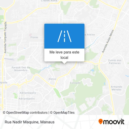 Rua Nadir Maquine mapa