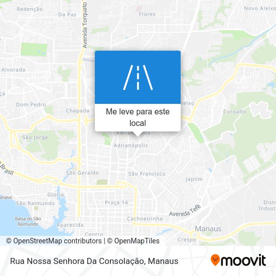 Rua Nossa Senhora Da Consolação mapa