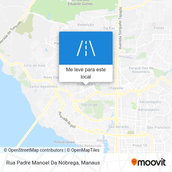 Rua Padre Manoel Da Nóbrega mapa
