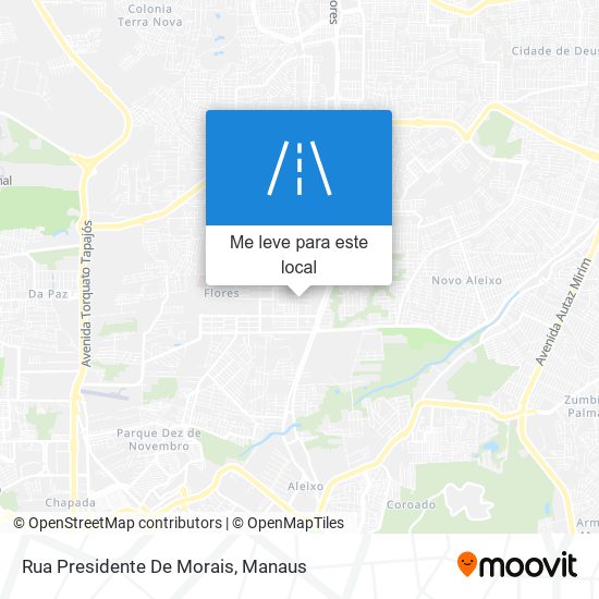 Rua Presidente De Morais mapa