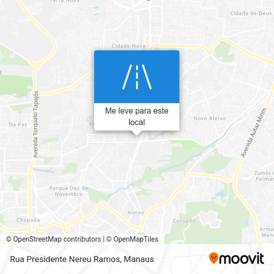 Rua Presidente Nereu Ramos mapa