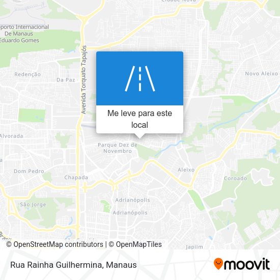 Rua Rainha Guilhermina mapa