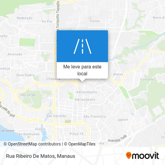 Rua Ribeiro De Matos mapa
