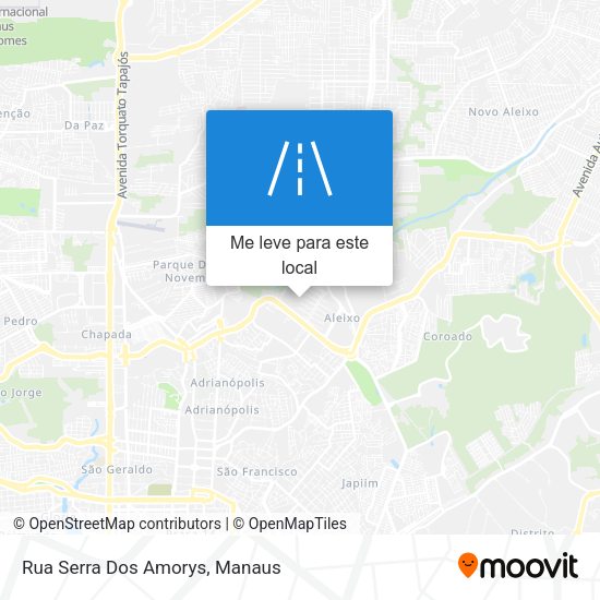 Rua Serra Dos Amorys mapa