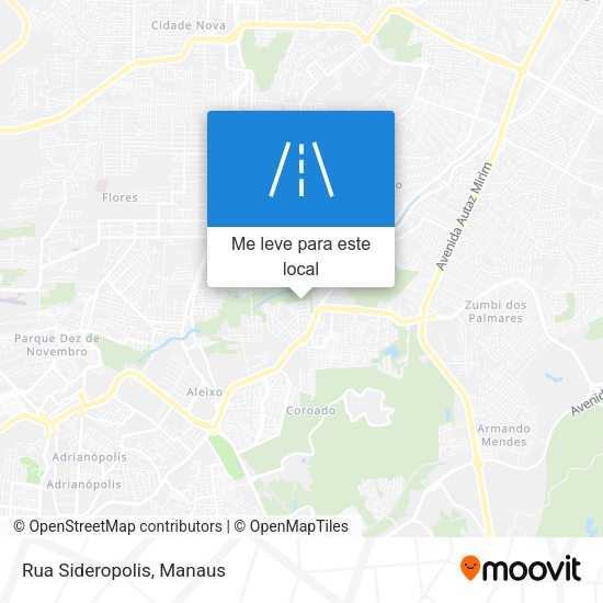 Rua Sideropolis mapa