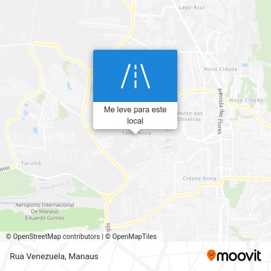 Rua Venezuela mapa