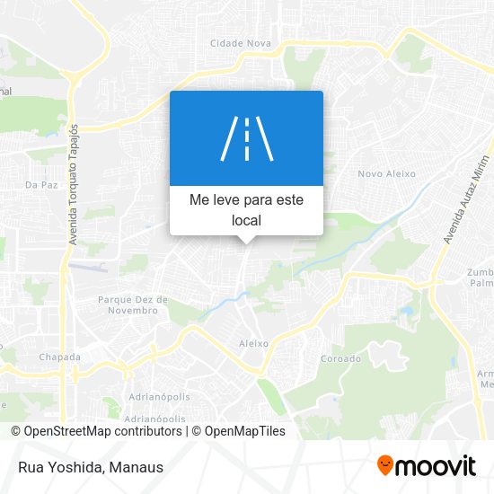 Rua Yoshida mapa