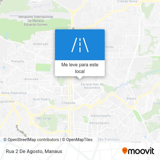 Rua 2 De Agosto mapa