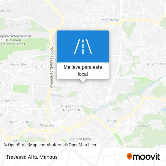 Travessa Alfa mapa