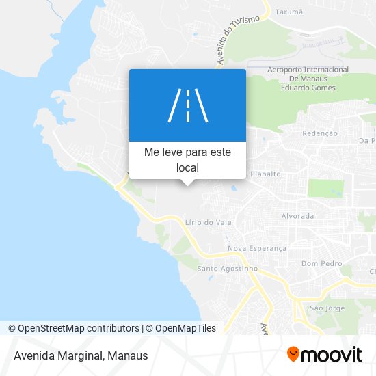 Avenida Marginal mapa
