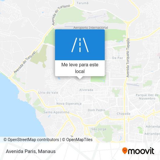 Avenida Paris mapa