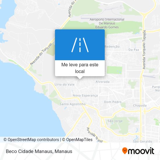 Beco Cidade Manaus mapa