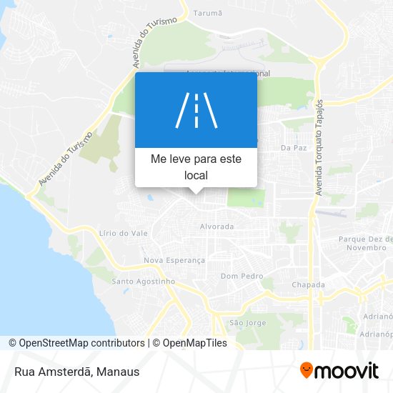Rua Amsterdã mapa