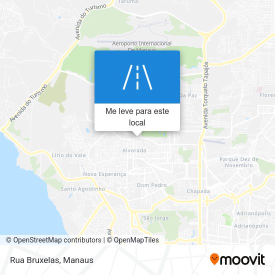 Rua Bruxelas mapa