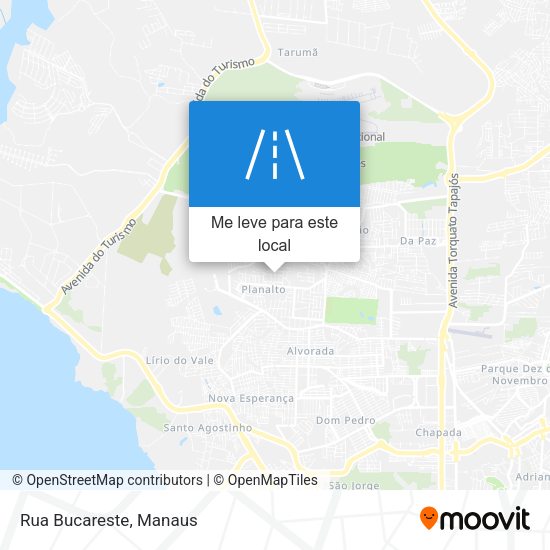 Rua Bucareste mapa