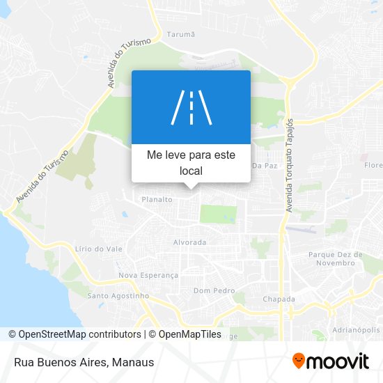 Rua Buenos Aires mapa