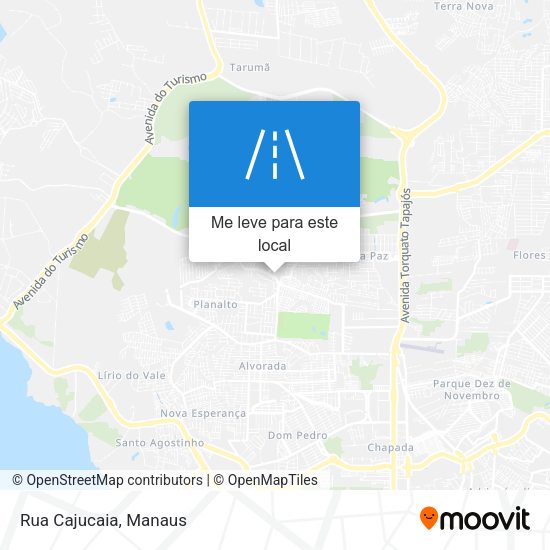 Rua Cajucaia mapa