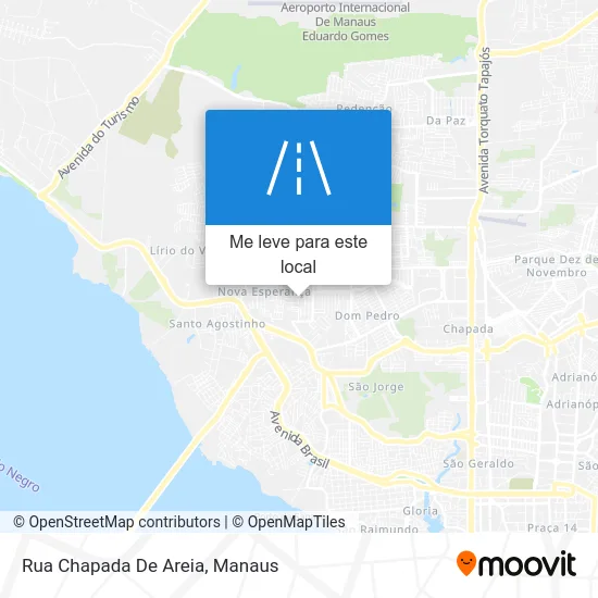 Rua Chapada De Areia mapa