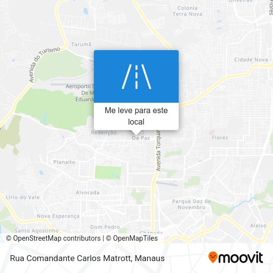 Rua Comandante Carlos Matrott mapa