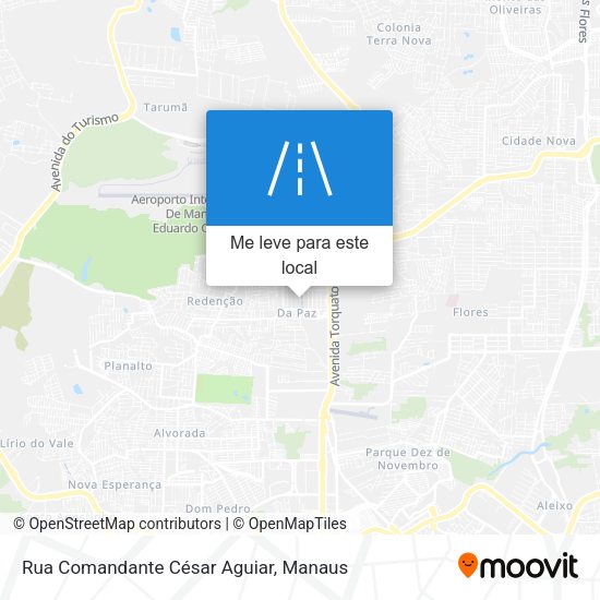 Rua Comandante César Aguiar mapa