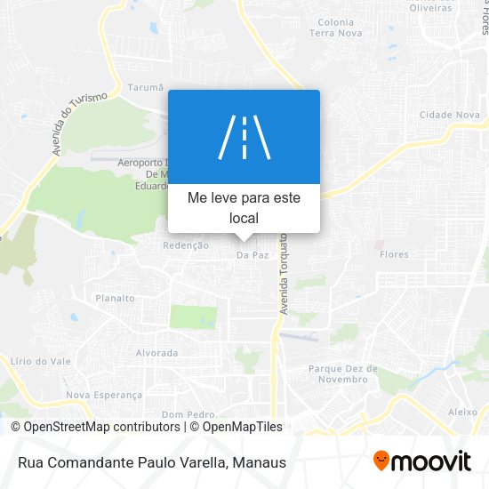 Rua Comandante Paulo Varella mapa
