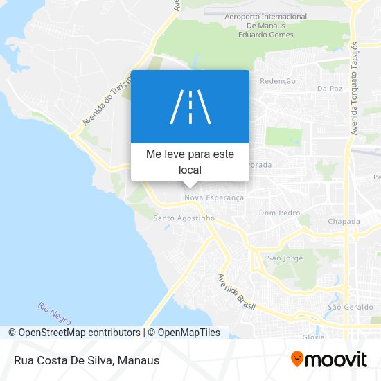 Rua Costa De Silva mapa