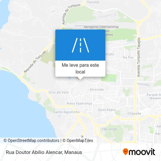Rua Doutor Abílio Alencar mapa