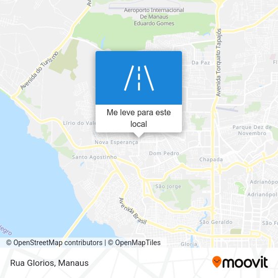 Rua Glorios mapa