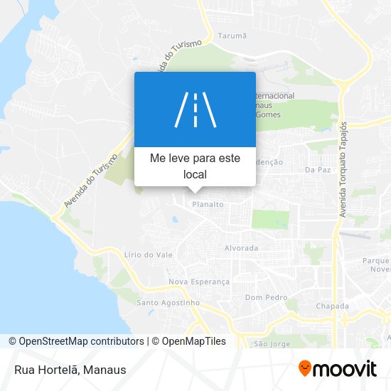Rua Hortelã mapa