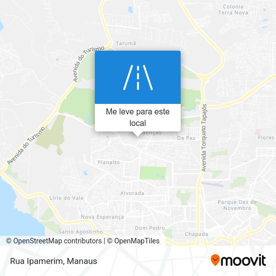Rua Ipamerim mapa