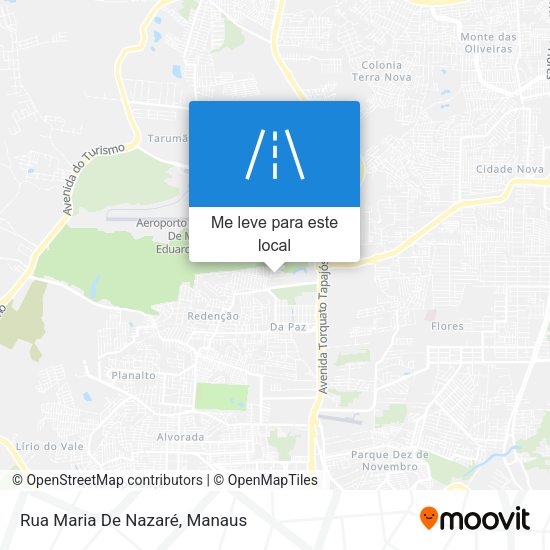 Rua Maria De Nazaré mapa