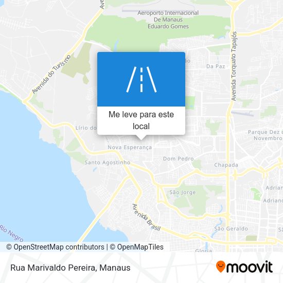 Rua Marivaldo Pereira mapa