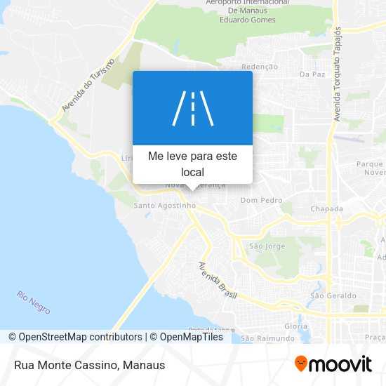 Rua Monte Cassino mapa