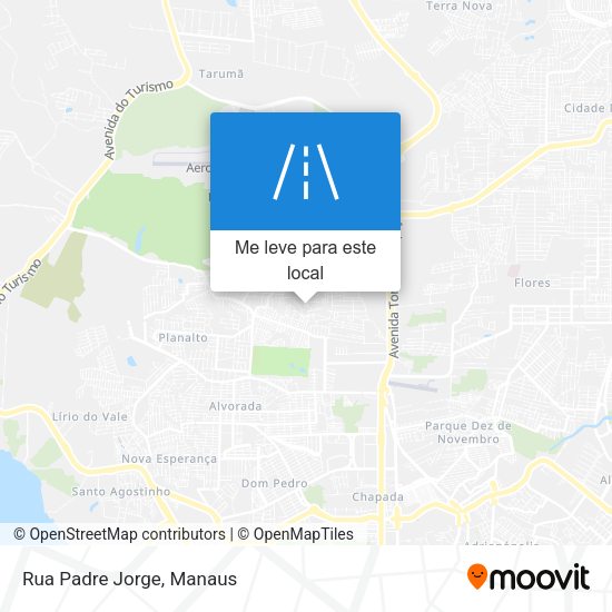 Rua Padre Jorge mapa