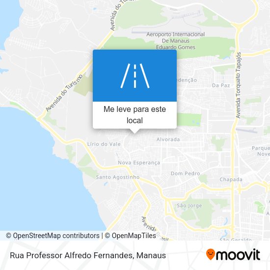 Rua Professor Alfredo Fernandes mapa