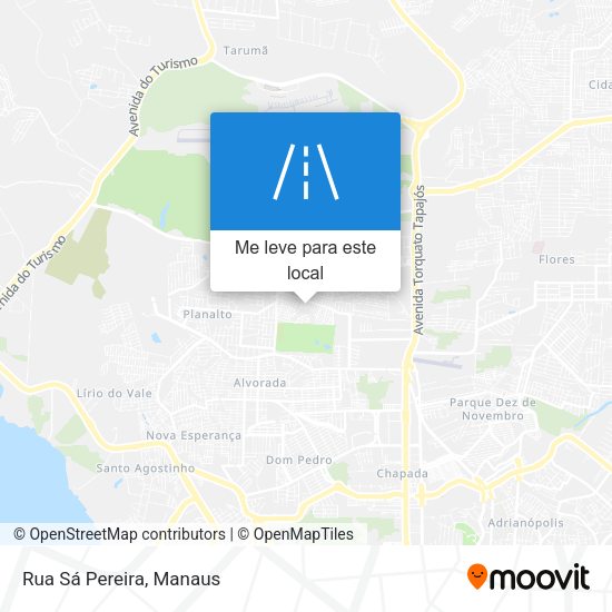 Rua Sá Pereira mapa