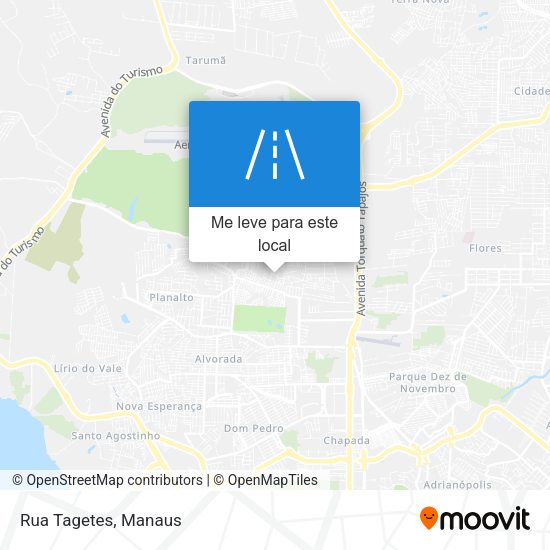 Rua Tagetes mapa