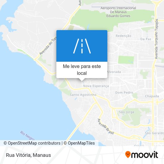 Rua Vitória mapa