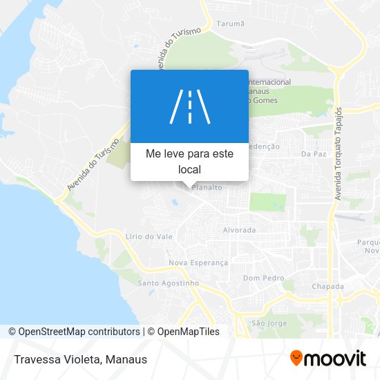 Travessa Violeta mapa