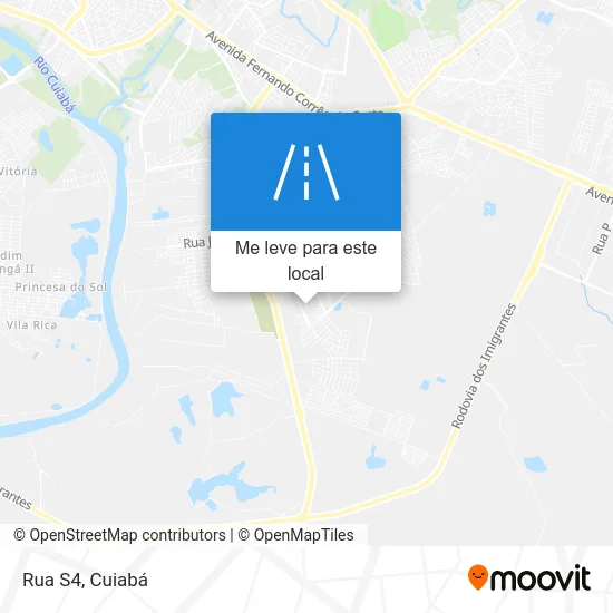 Rua S4 mapa