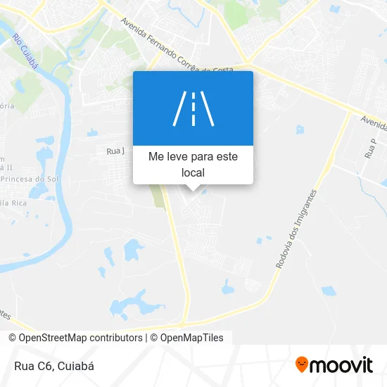 Rua C6 mapa